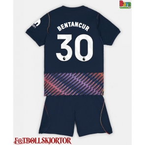 Tottenham Hotspur Rodrigo Bentancur #30 Borta Kläder Barn 2026-27 Kortärmad (+ Korta byxor)